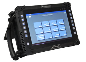 ATS-6100 RTS front, instruments screen