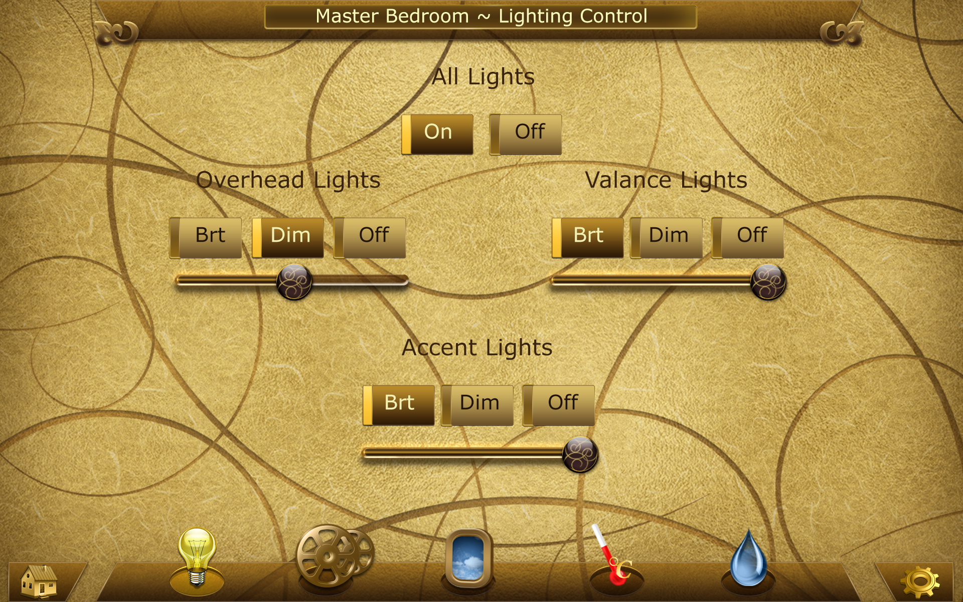 Arabic themed GUI for VIP Inflight Entertainment System